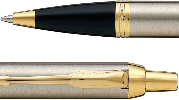 パーカー・ＩＭ ブラッシュドメタルＧＴ ボールペン